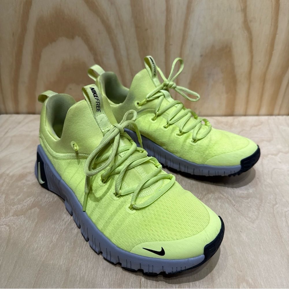 Nike Free Metcon 6 Men's Shoes Light Lemon Twist Sz 8.5 FJ7127 700